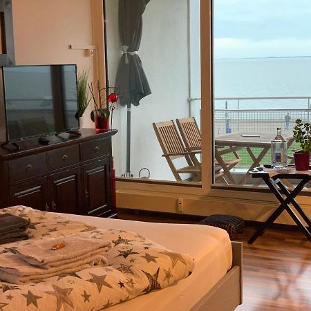 Studio Mit Meerblick Und Grosser Loggia - Direktzugang Zur Nordsee Wilhelmshaven Eksteriør billede