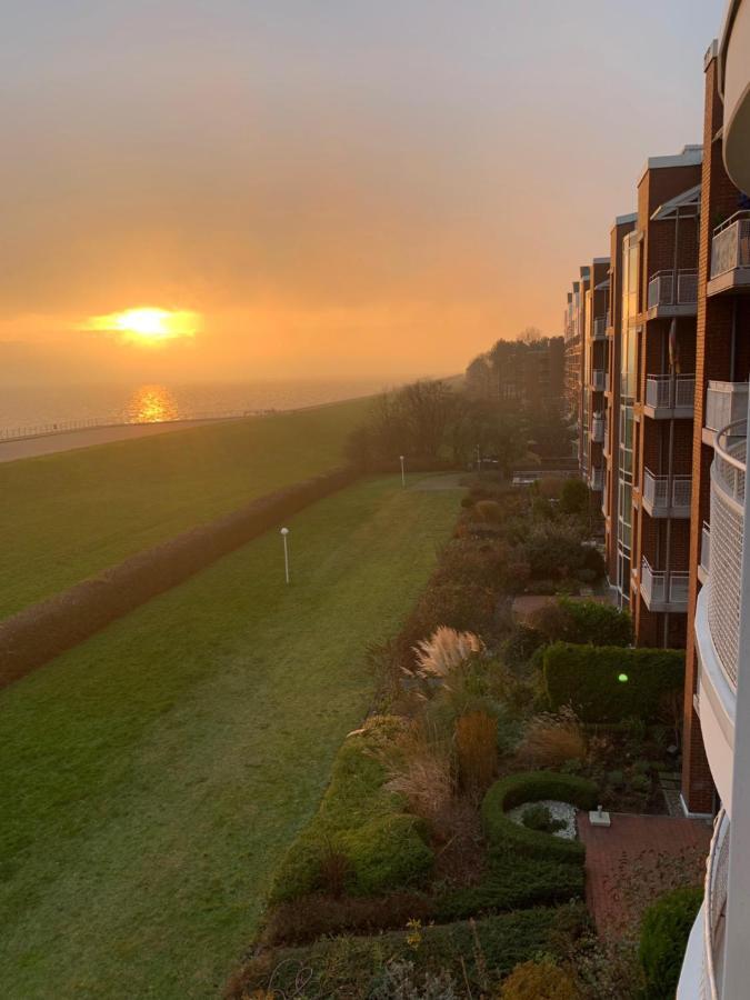 Studio Mit Meerblick Und Grosser Loggia - Direktzugang Zur Nordsee Wilhelmshaven Eksteriør billede