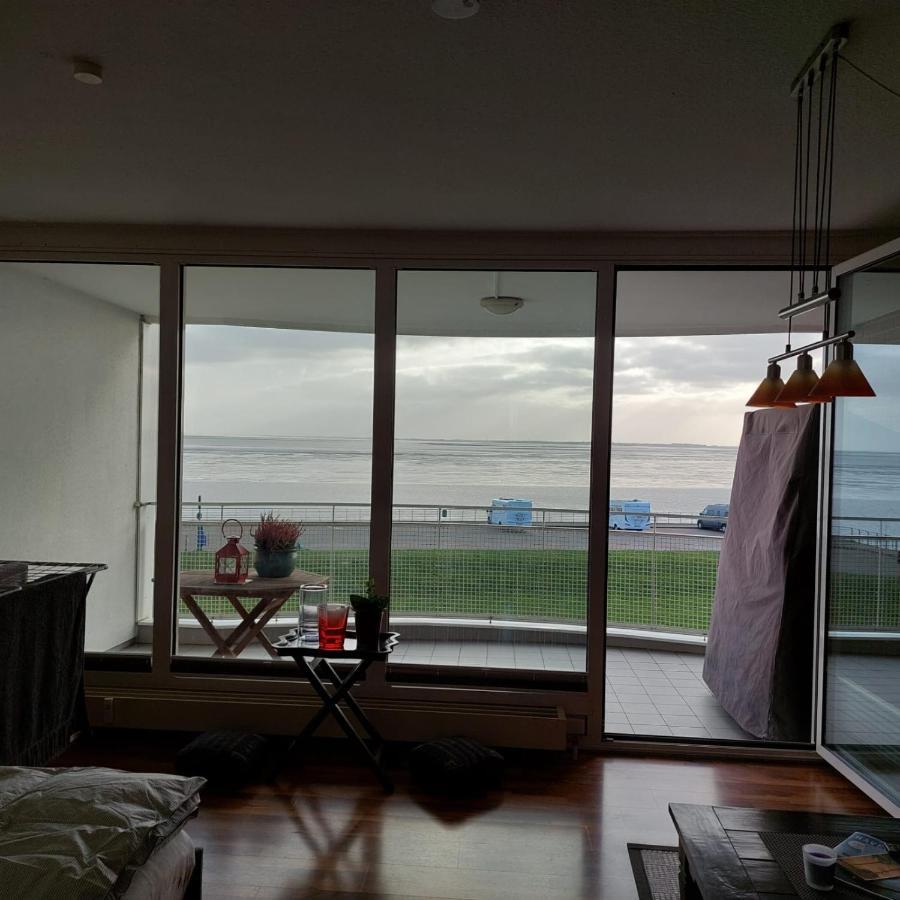 Studio Mit Meerblick Und Grosser Loggia - Direktzugang Zur Nordsee Wilhelmshaven Eksteriør billede