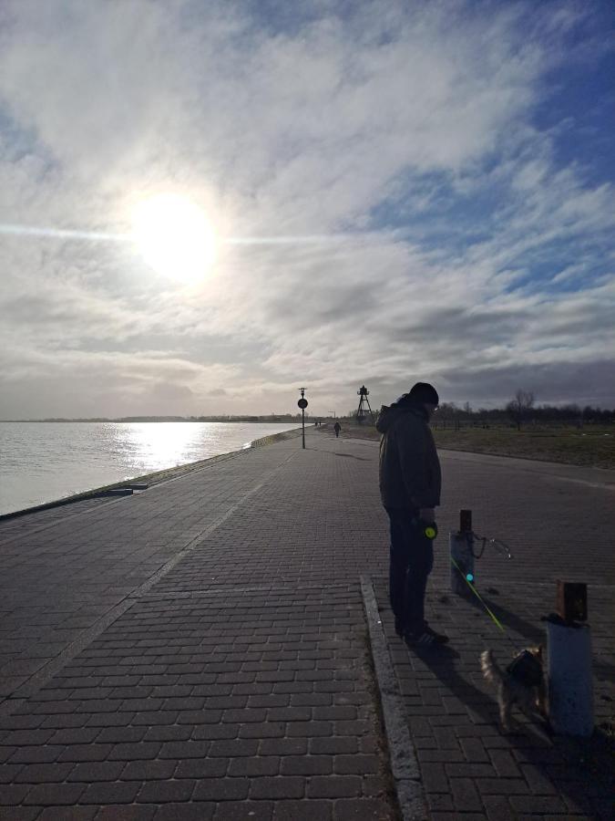 Studio Mit Meerblick Und Grosser Loggia - Direktzugang Zur Nordsee Wilhelmshaven Eksteriør billede